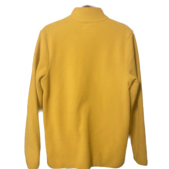 Goodfellow Gold Polar Fleece 1/4 Zip Pullover Collared Sweatshirt - Picture 3 of 6